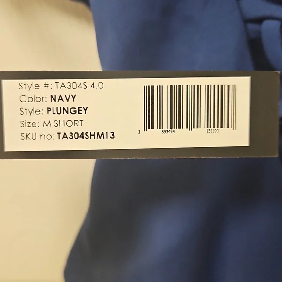 NWT TA3 Plungey In Royal Blue/Navy, M Short - Picture 6 of 11